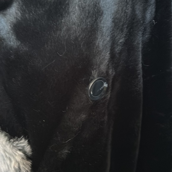 ⭐️SALE⭐️ Rachel Zoe Black Faux Fur Coat NWOT - Picture 9 of 17